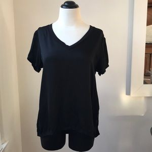 NationLTD June Satin Vneck Top